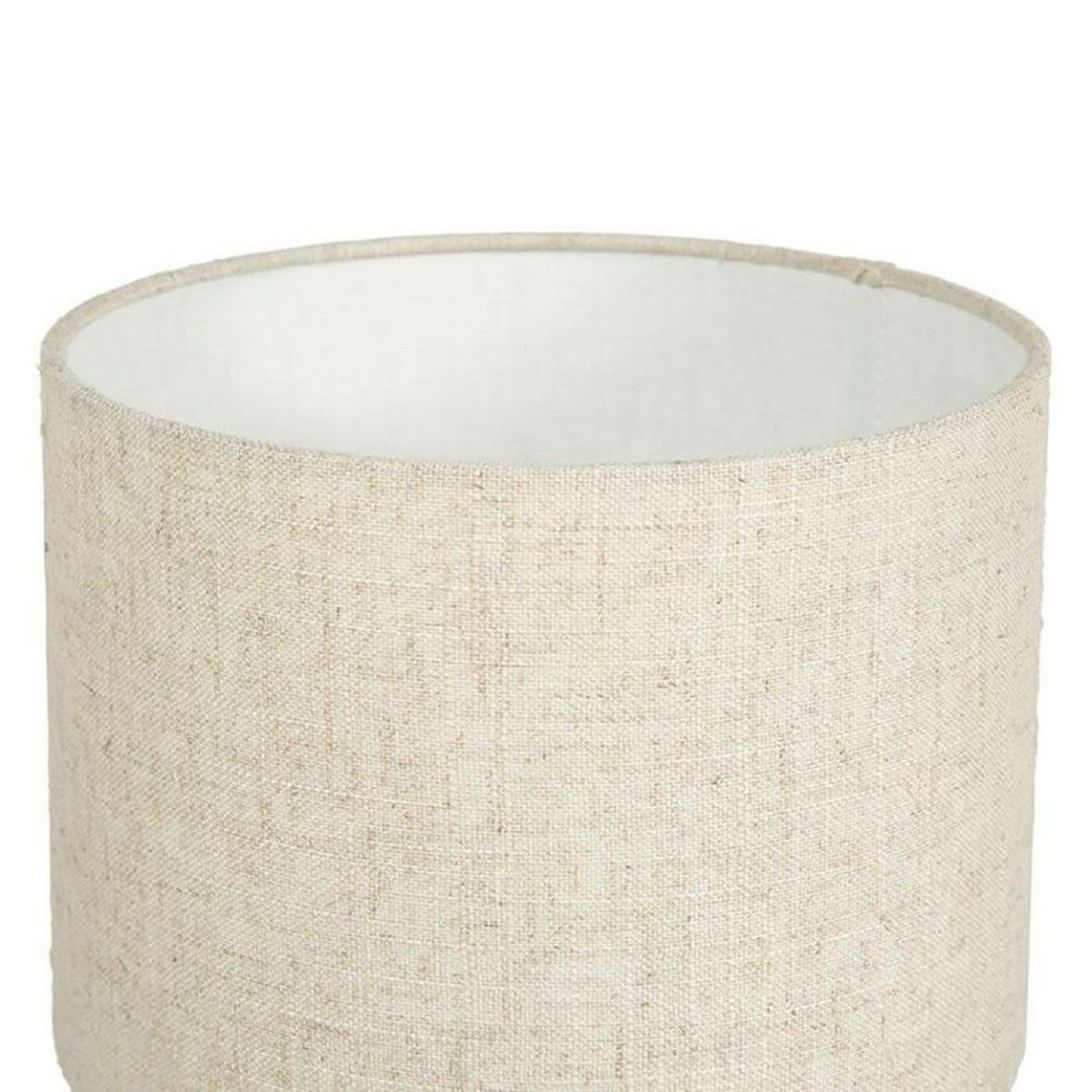 OSTARIA Lampe pétales céramique lin beige