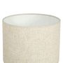Voir la diapositive 3 : OSTARIA Lampe pétales céramique lin beige