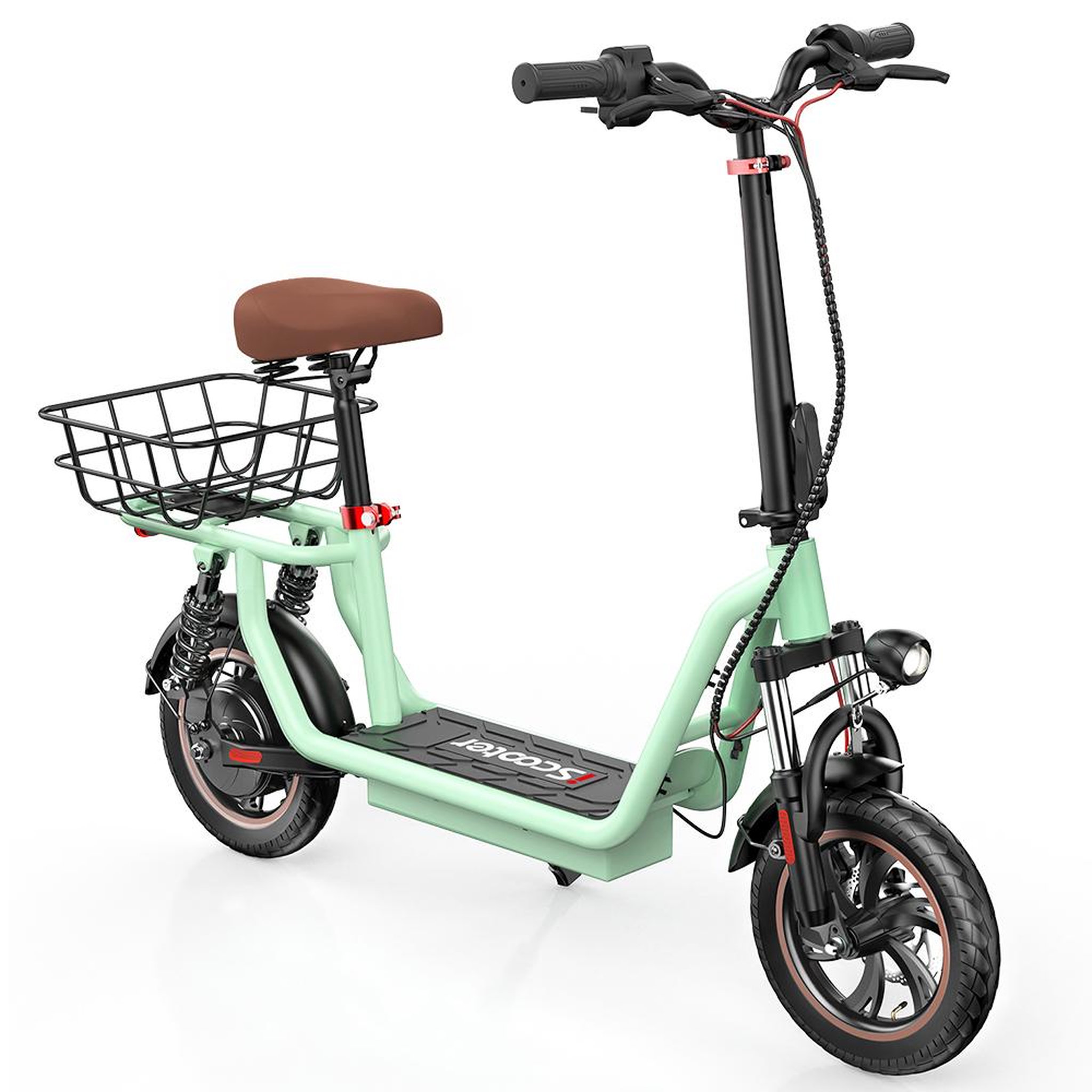 Voir la diapositive 3 : ISCOOTER iScooter i12 Trottinette électrique urbaine, 500 W, 36 V 7,5 Ah, 25 km/h, pneus de 12 pouces