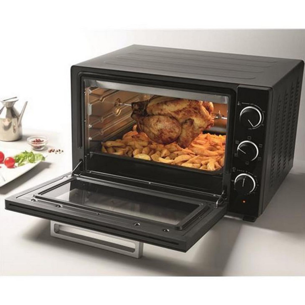 BRANDT Four multifonction 60l 2200w noir - fc609mub