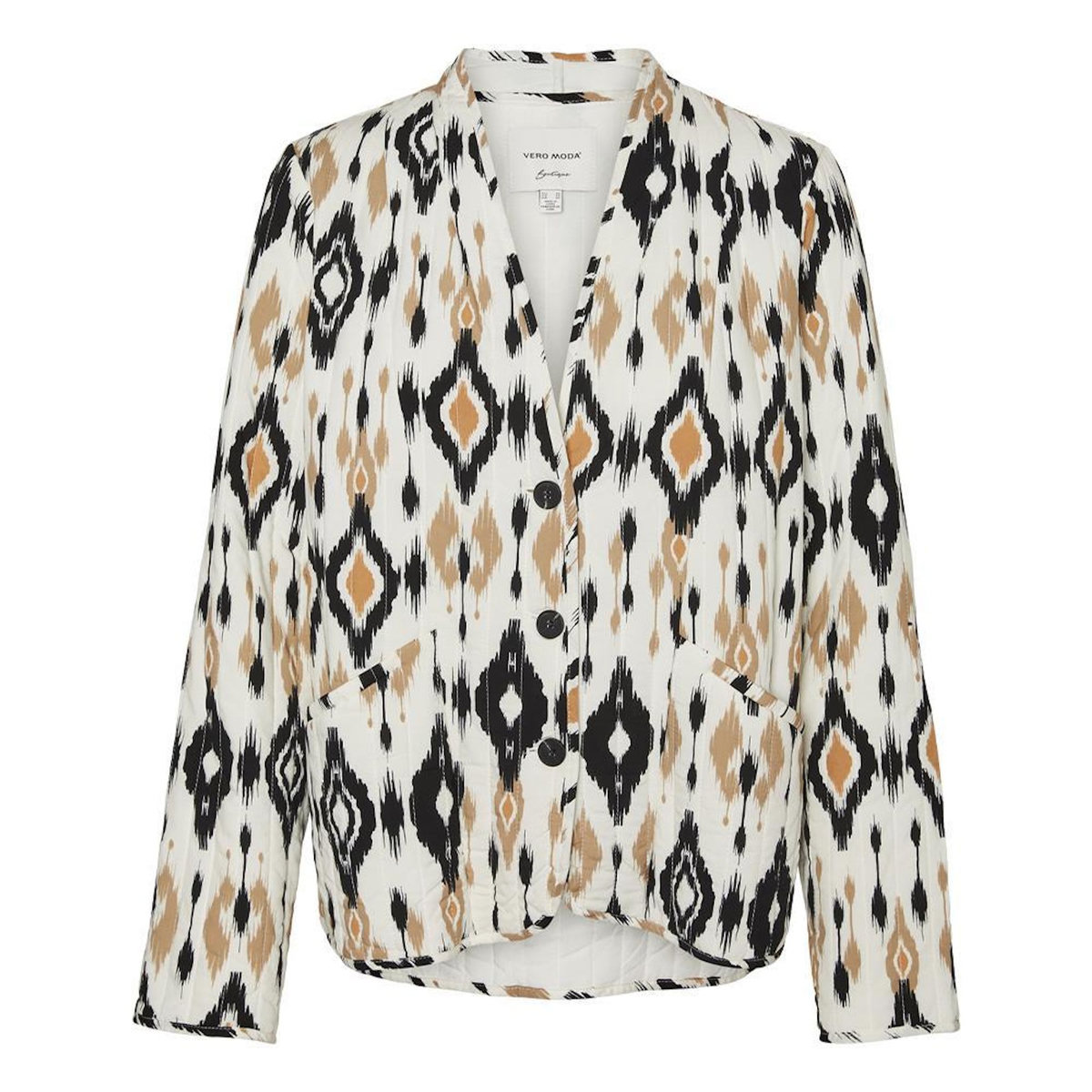Vero Moda Veste Blanche/Noir  Femme Vero Moda Mille Magda