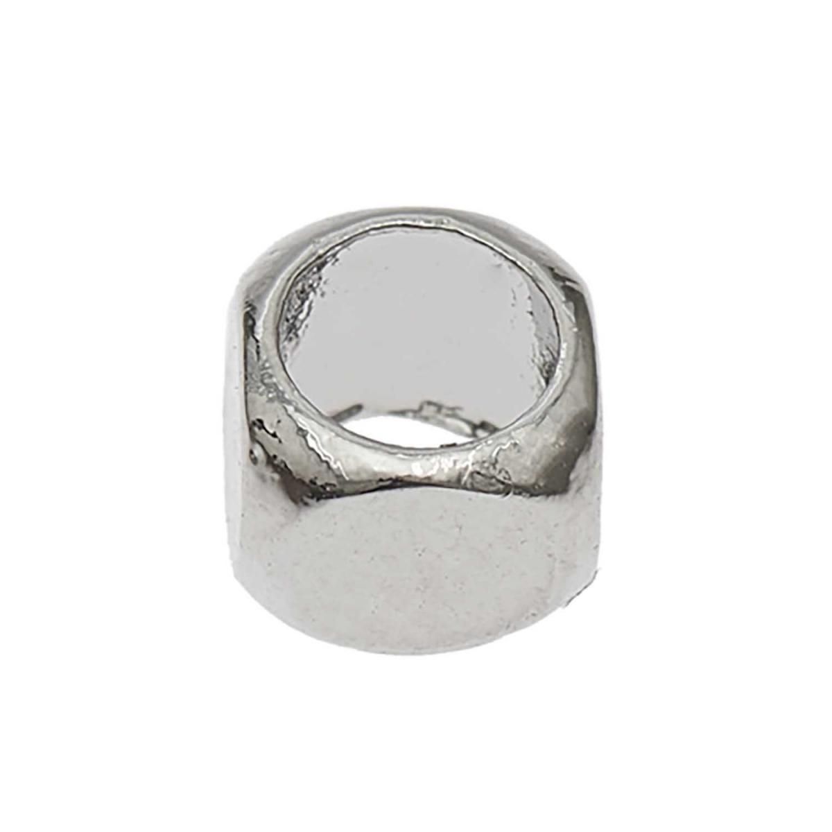 RICO DESIGN Itoshii pack de 20 perles Ponii cube couleur argent