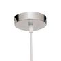 Voir la diapositive 2 : ATMOSPHERA Lampe Suspension en Métal  Omia  38cm Argent