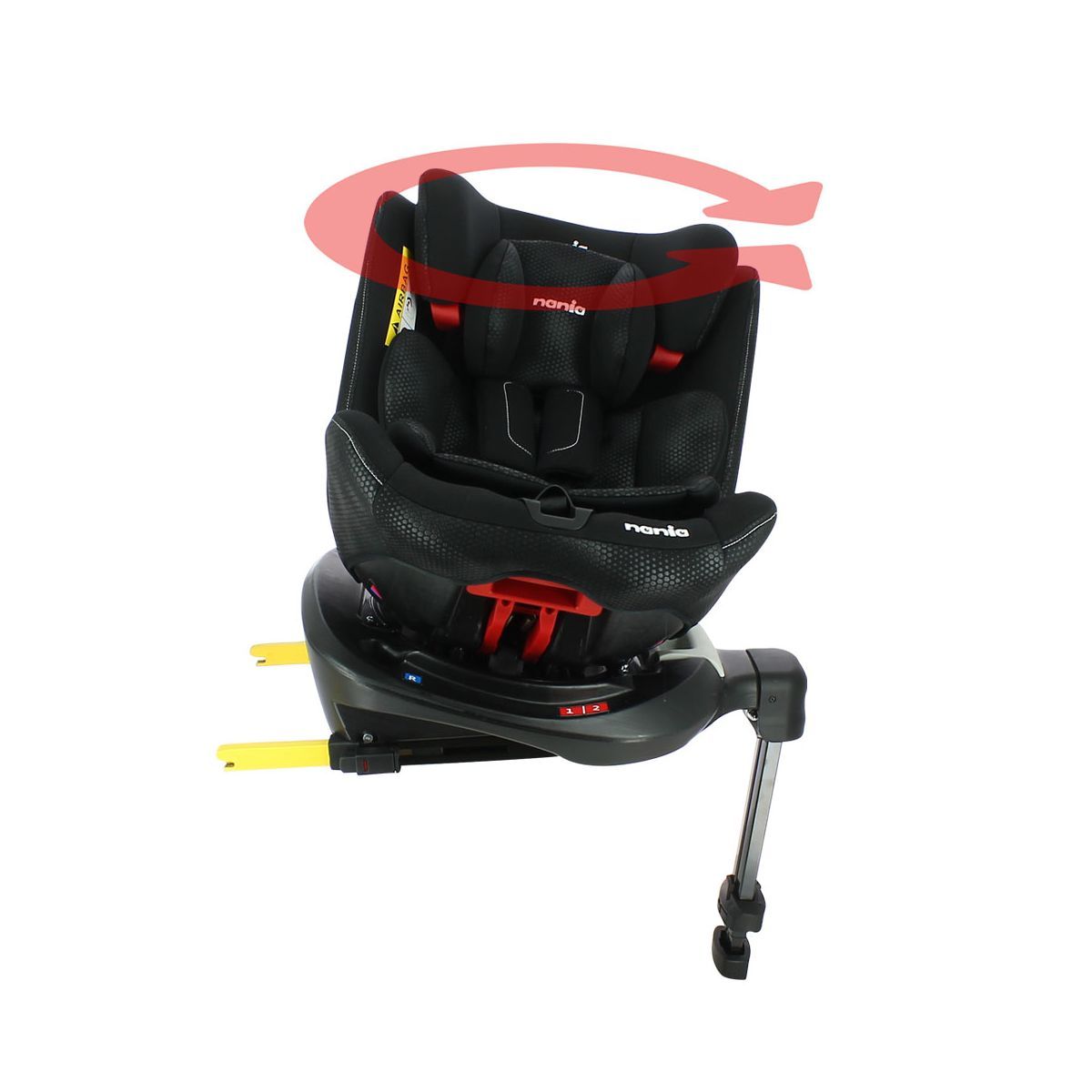 NANIA Siège auto isofix et pivotant 360° groupe 0/1/2/3 RANGER 