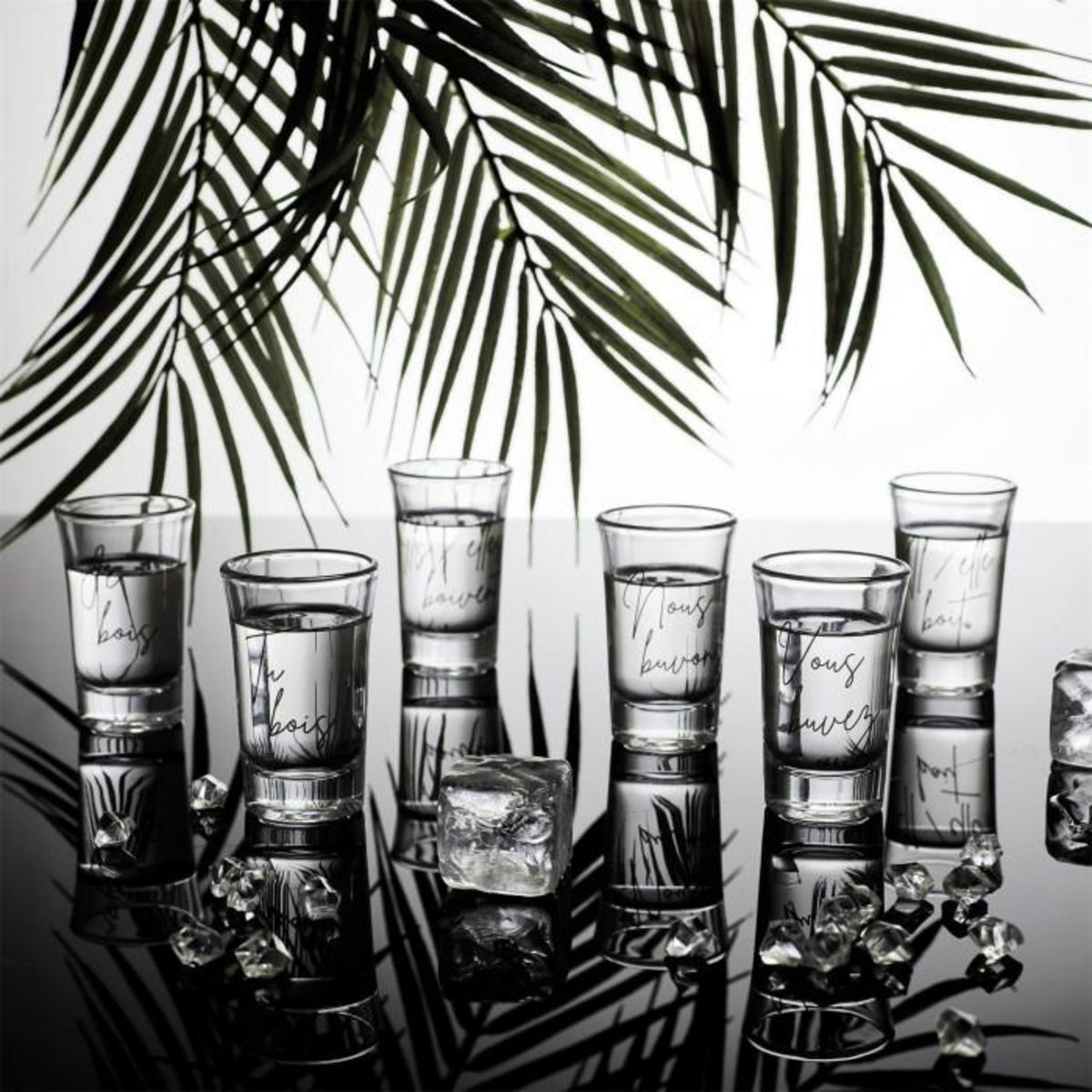 Paris Prix Lot de 6 Verres à Shooter  Cocktail  7cm Transparent