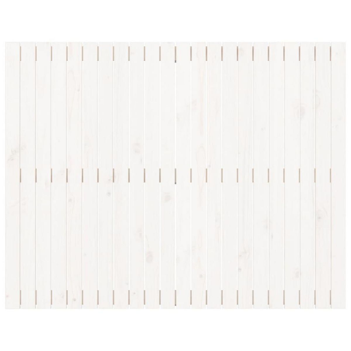 VIDAXL Tete de lit murale Blanc 140x3x110 cm Bois massif de pin