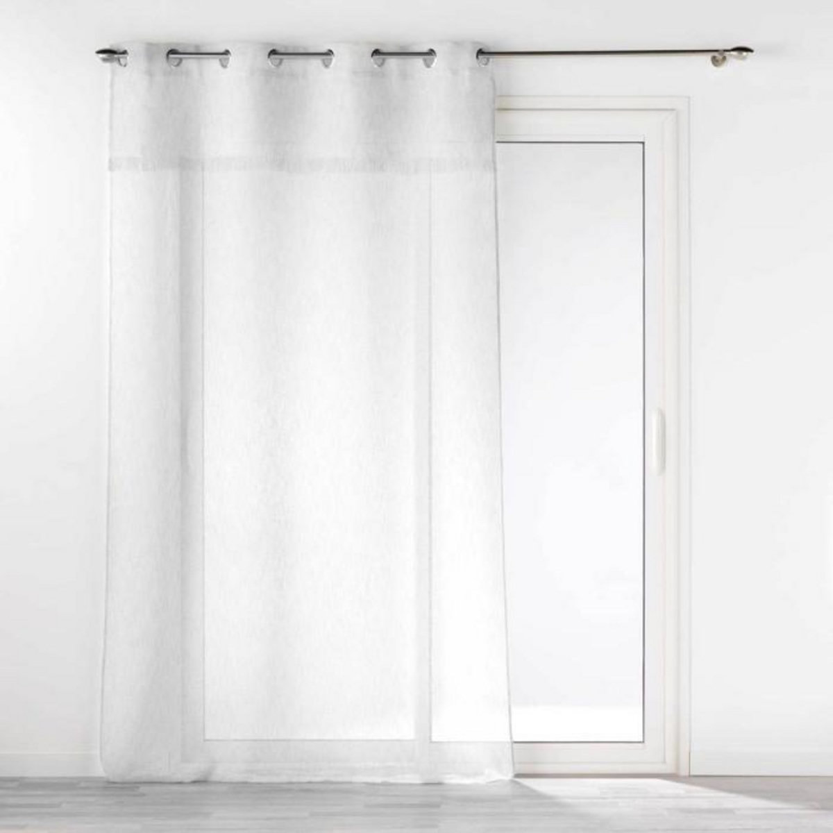 Paris Prix Rideau Voilage à Œillets  Eleania  140x240cm Blanc