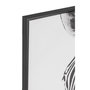 Voir la diapositive 2 : Paris Prix Toile Imprimée Encadrée  Zèbre  103x143cm Noir & Blanc