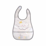 Paris Prix Bavoir avec Récupérateur  Nuage  34cm Gris