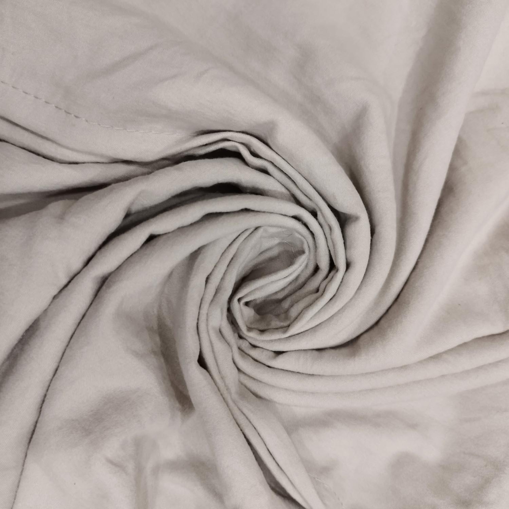 Voir la diapositive 2 : Intemporel Parure housse de couette en microfibre lavée 240x220 cm BOHEME Naturel