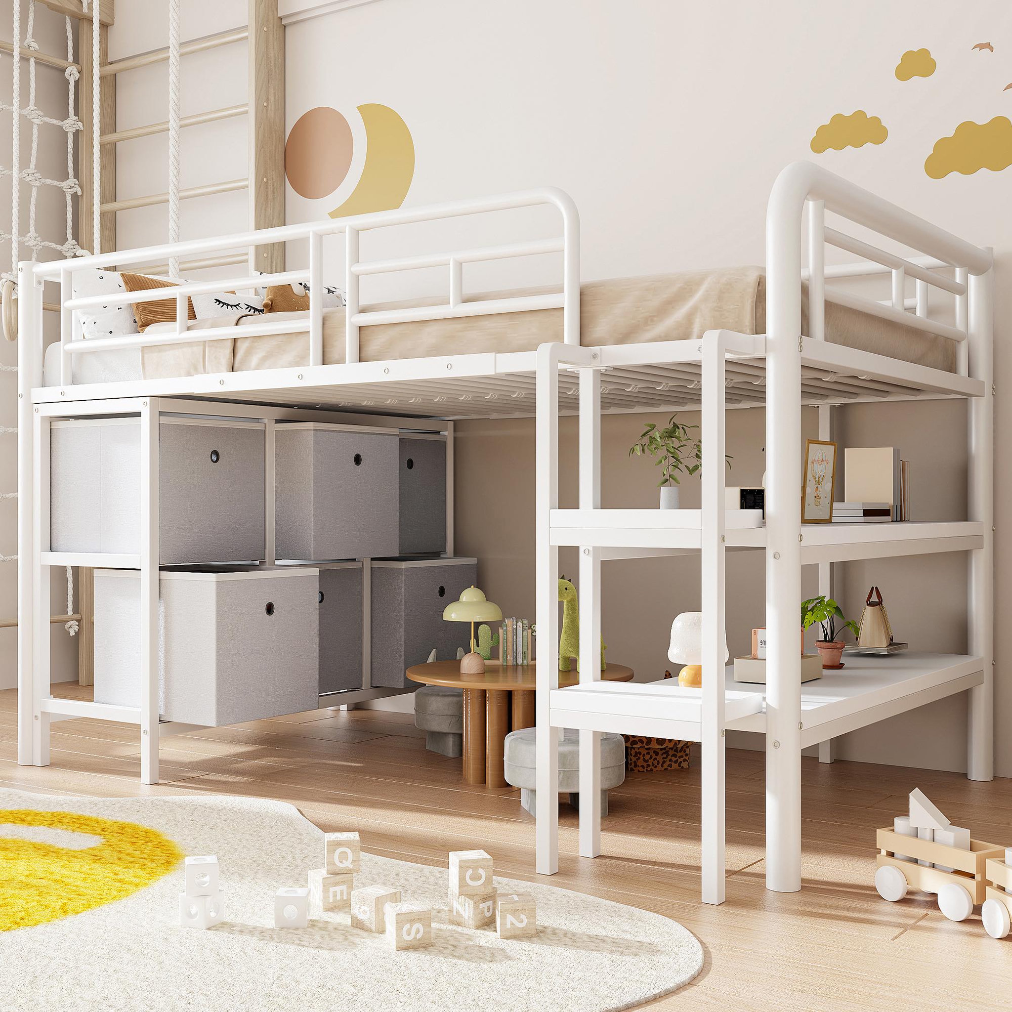Voir la diapositive 4 : MERAX Lit mezzanine enfant