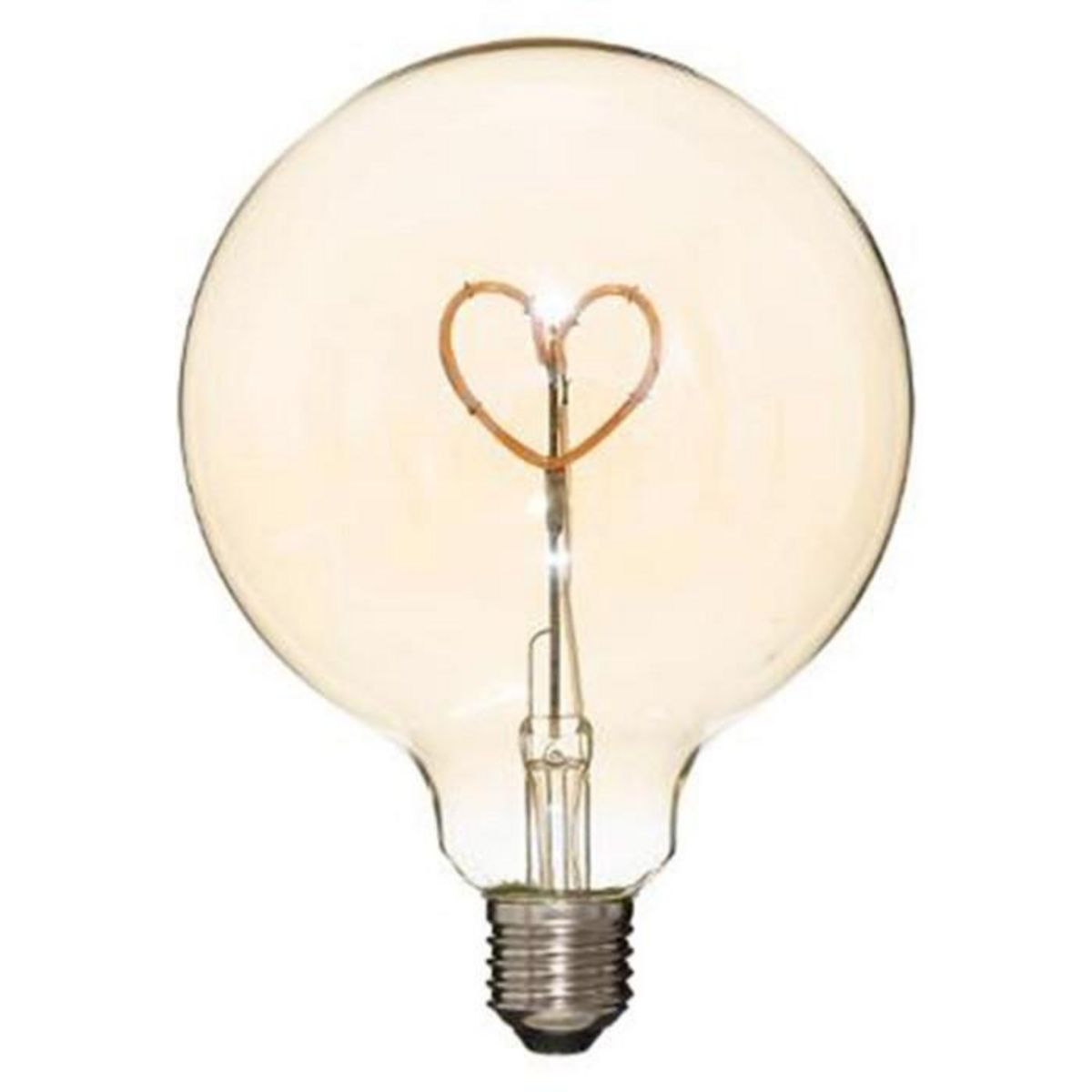 ATMOSPHERA Ampoule Led Design  Cœur  17cm Ambre