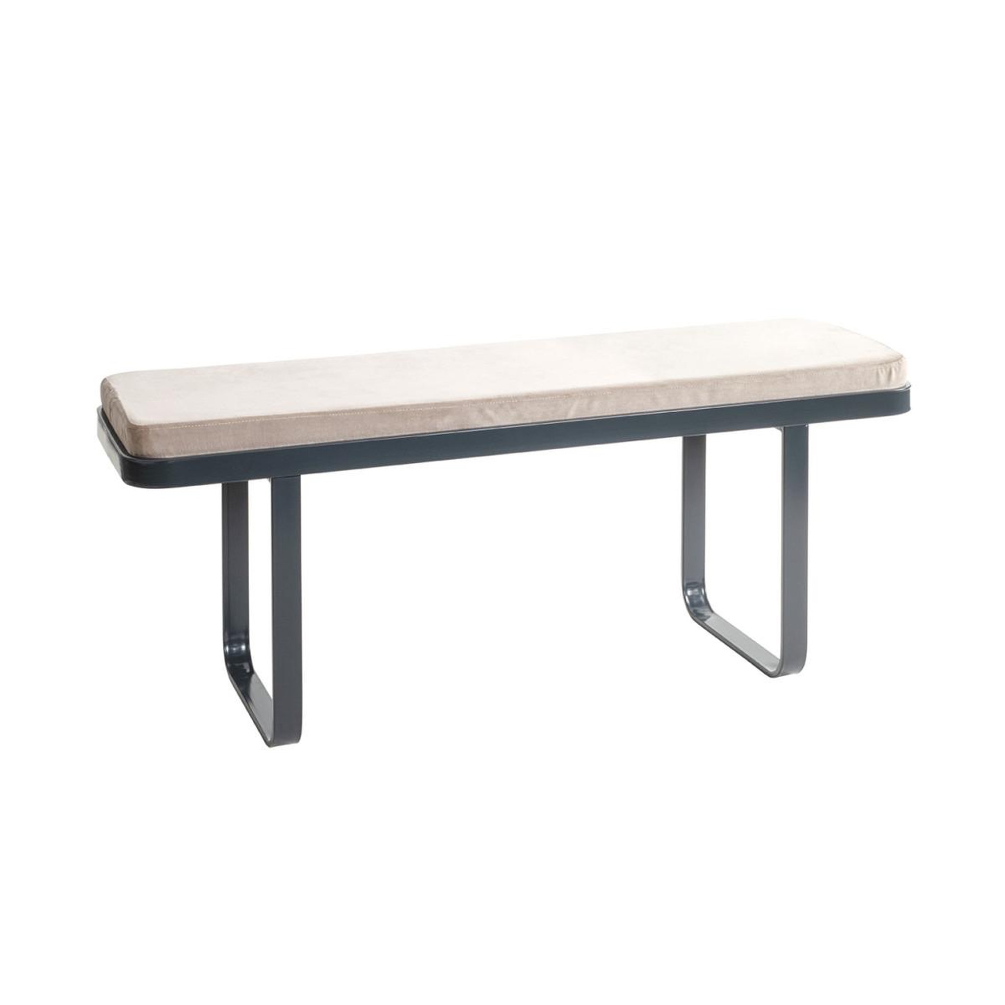 Paris Prix Banc design 2 places  dario  115cm beige gris
