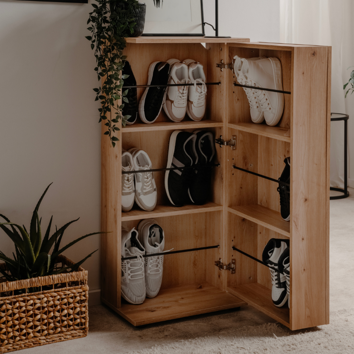 CONCEPT USINE Meuble à chaussures en bois SKOR