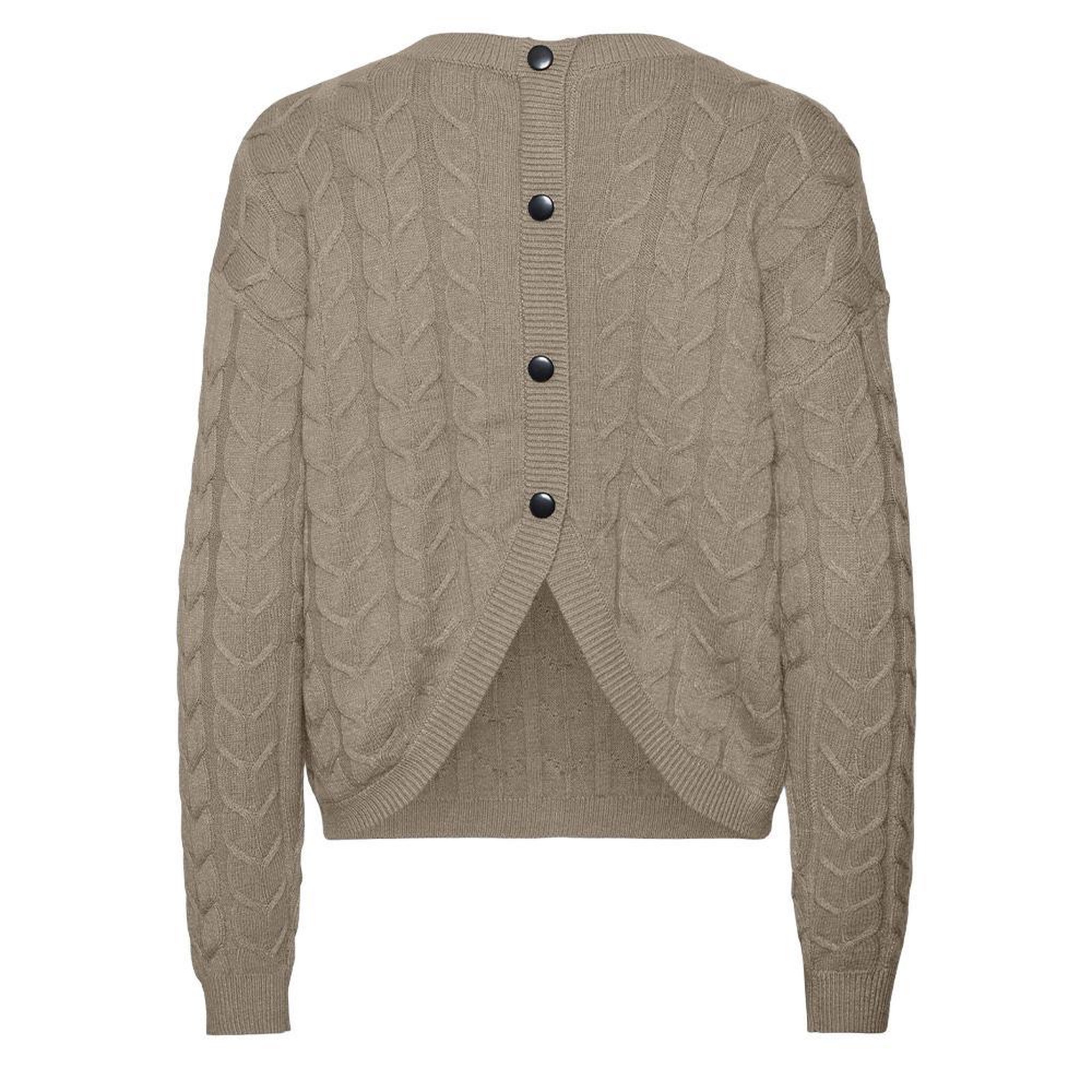 Voir la diapositive 2 : Vero Moda Pull Taupe Femme Vero Moda Tilda