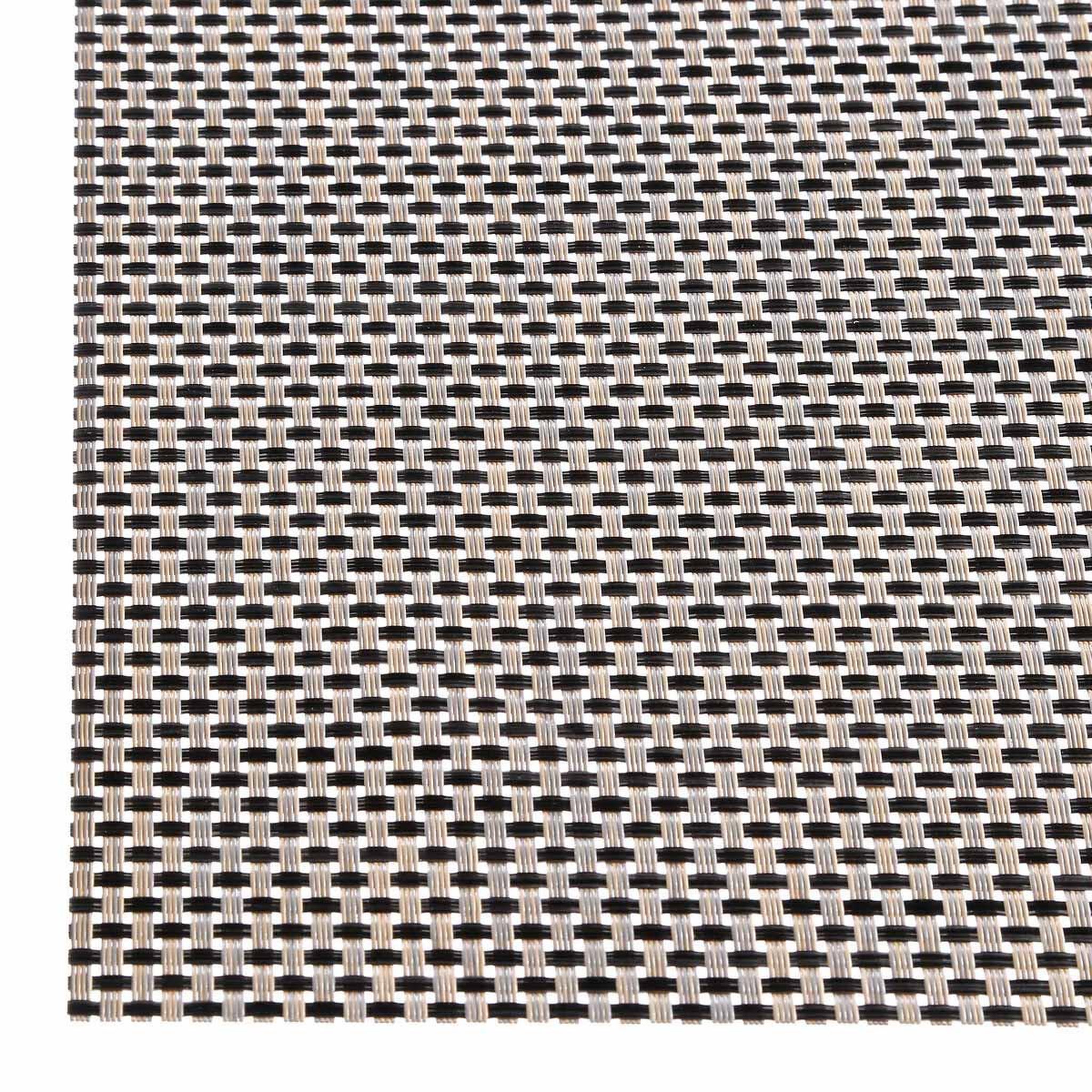 Voir la diapositive 2 : SECRET DE GOURMET Set de table  maoli  35x50cm noir & naturel