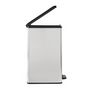 Voir la diapositive 4 : CURVER Poubelle Slim - SLIM BIN - CURVER - 40L - Gain de place - 40 x 25 x 61 cm - Gris métallisé
