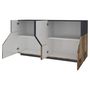 Voir la diapositive 7 : Buffet moderne 2 portes L160cm SORRENTE