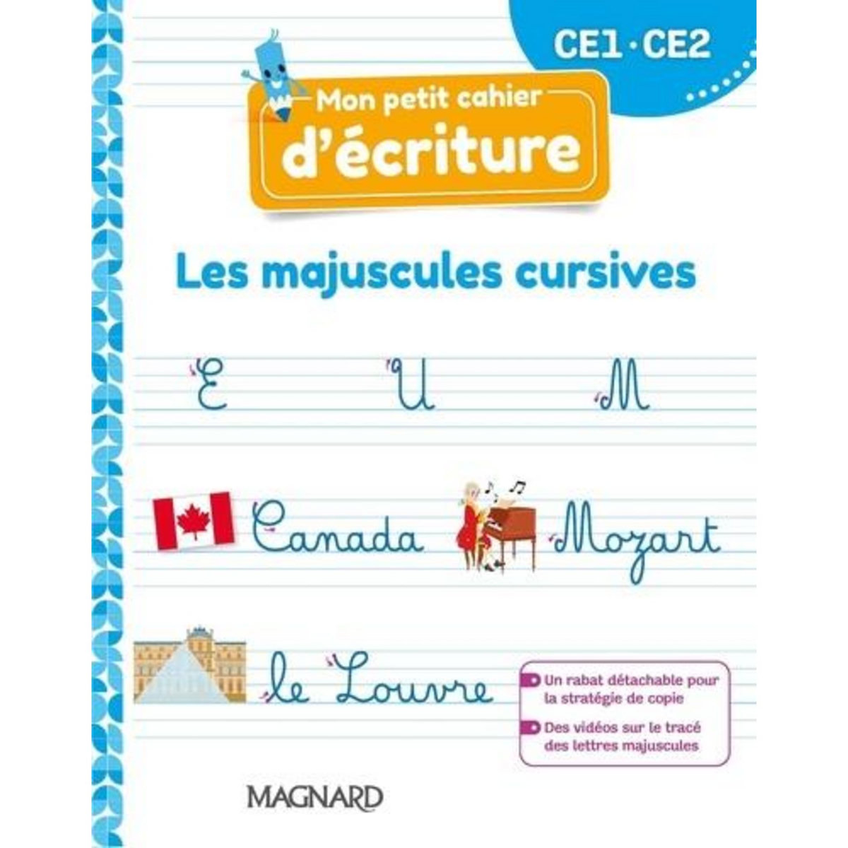 MON PETIT CAHIER D'ECRITURE CE1-CE2. LES MAJUSCULES CURSIVES, EDITION 2022, Cheynel Célia