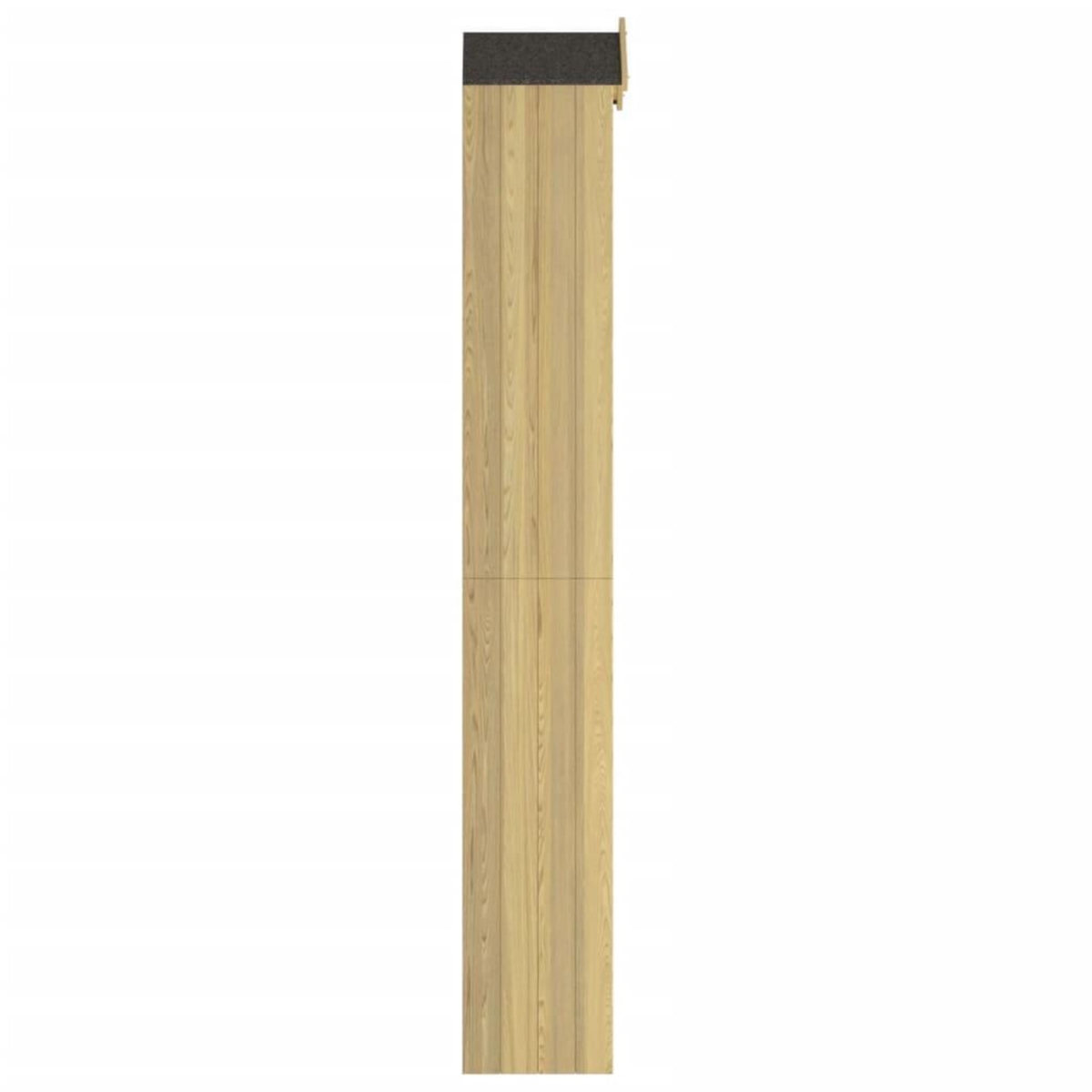 VIDAXL Abri a outils de jardin 40x33x222 cm Bois de pin impregne