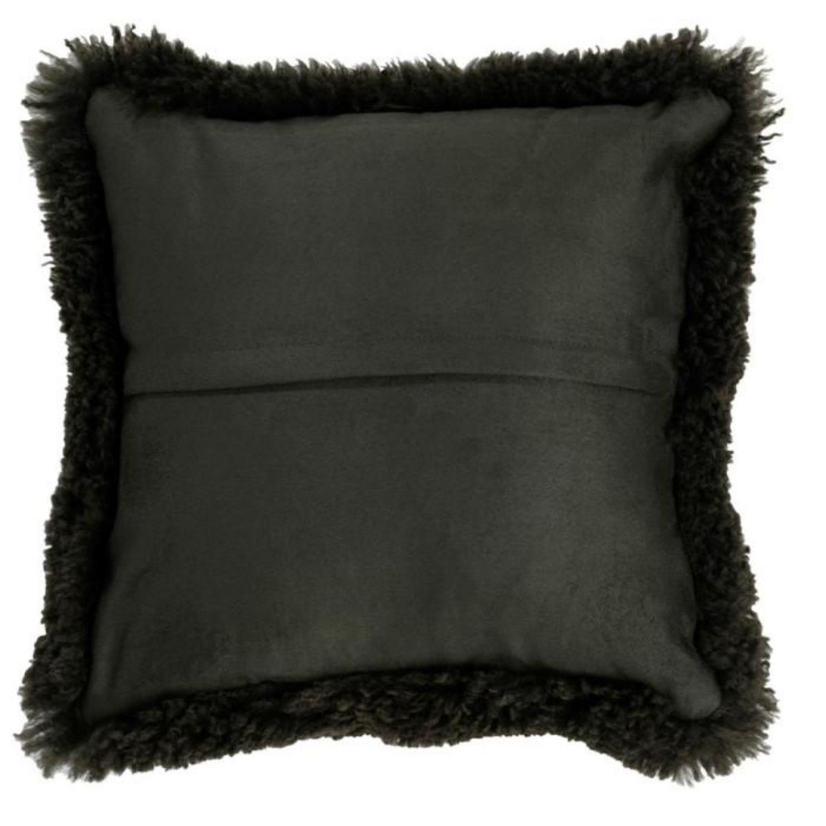 Paris Prix Coussin Déco  Peau de Mouton  40x40cm Vert