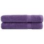 Voir la diapositive 1 : VIDAXL Serviettes de qualité supérieure SOLUND 2 pcs violet 600 g m²