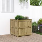 VIDAXL Jardiniere d'exterieur 70x70x70 cm bois de pin impregne