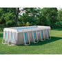 Voir la diapositive 2 : INTEX Piscine tubulaire Prism Frame Clearview rectangulaire 4,00 x 2,00 x 1,22 m - Intex