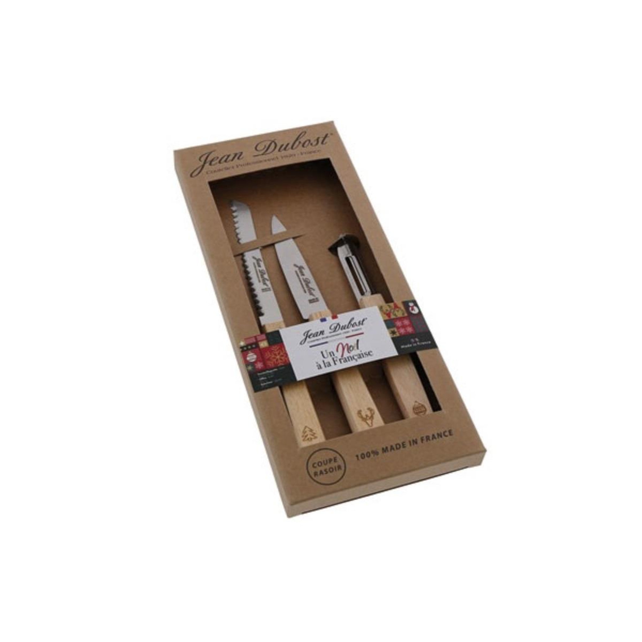 Voir la diapositive 2 : Jean dubost Coffret 3 couteaux de cuisine tradition - cb10a250d80273