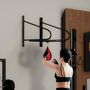 Voir la diapositive 2 : HOMCOM Punching ball poire de vitesse boxe avec support plateau tournant + pompe MDF acier revêtement synthétique rouge noir