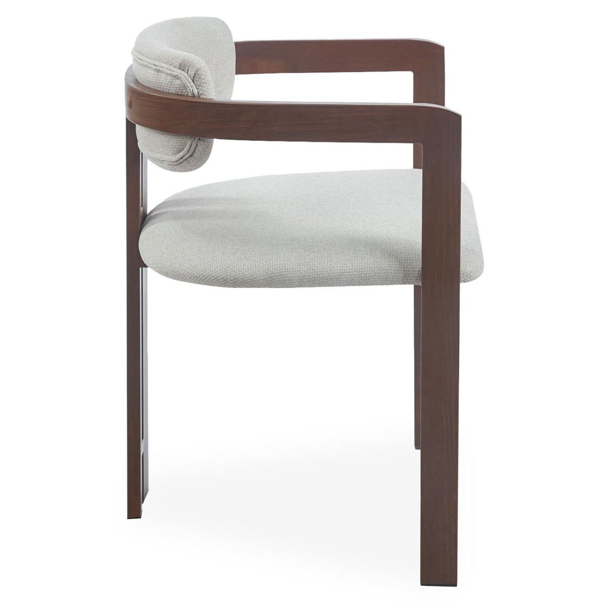 Voir la diapositive 4 : Paris Prix Lot de 2 chaises design  galia  75cm beige & marron
