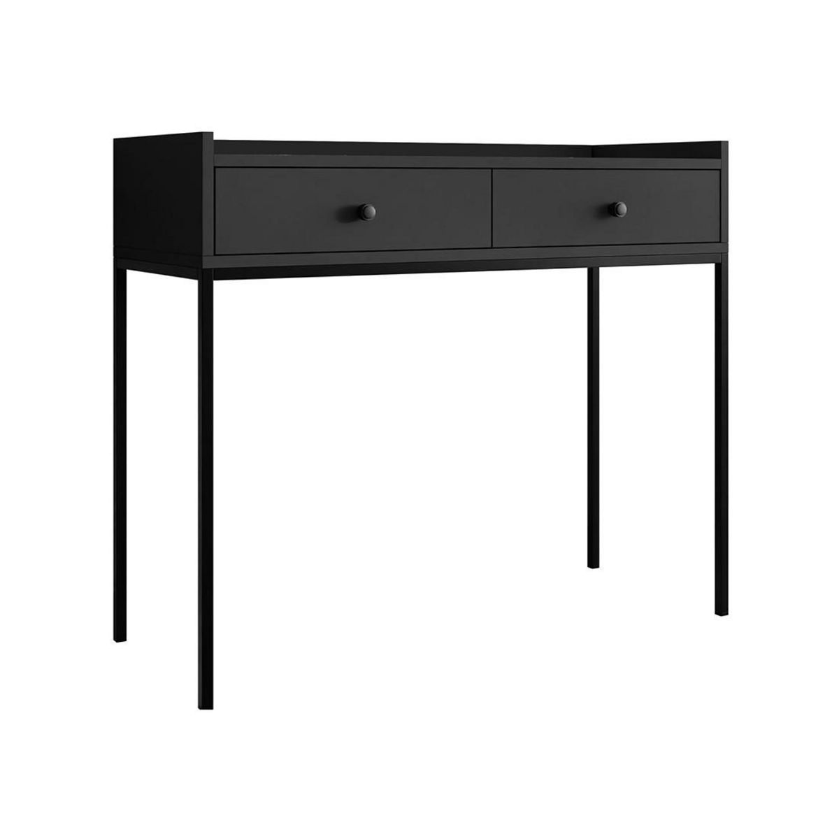 BEST MOBILIER Filipo - console - noir - 100 cm