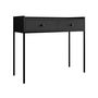 Voir la diapositive 1 : BEST MOBILIER Filipo - console - noir - 100 cm