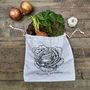 Voir la diapositive 4 : COOK CONCEPT Lunch bag conservation salade en coton 35x35c