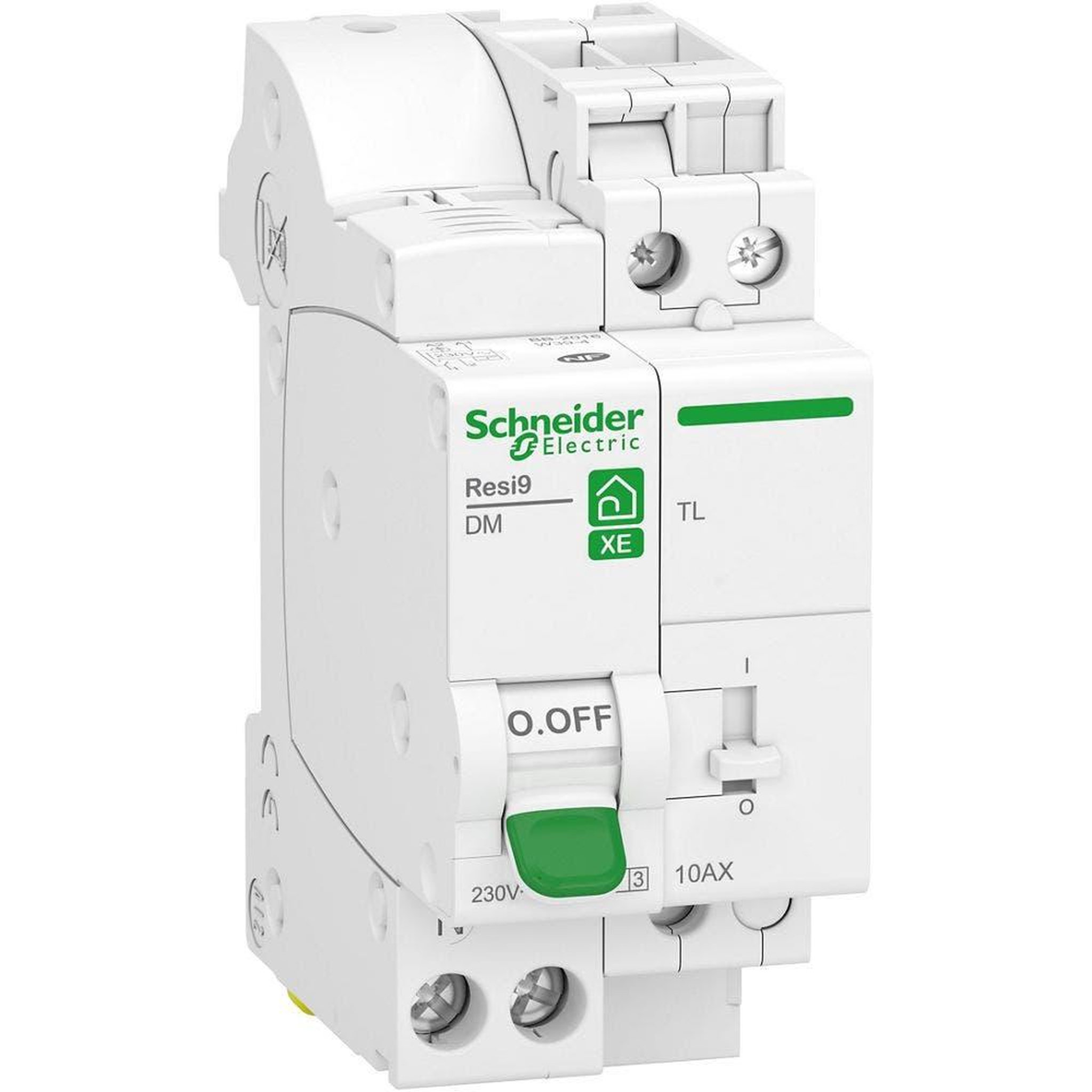 Schneider Electric Resi9 xe disjoncteur 16a 1p+n courbe c 230v