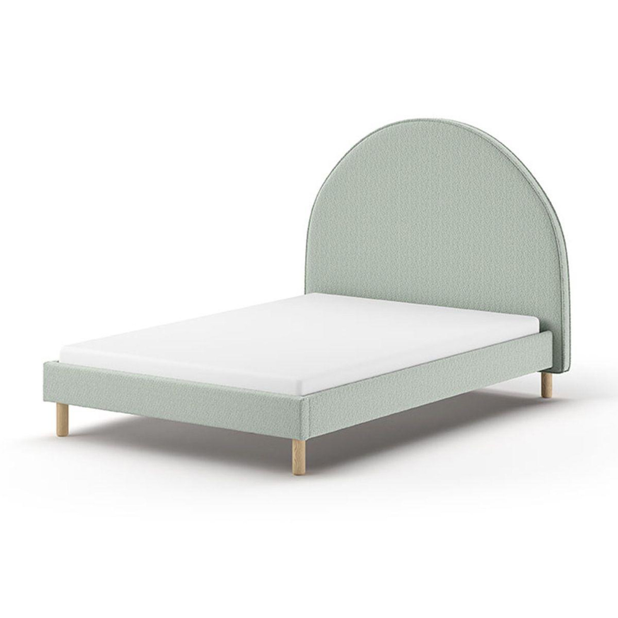 Paris Prix Lit adulte bouclé  moon  140x200cm vert
