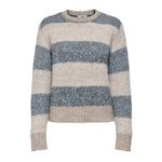 JACQUELINE DE YONG Pull Beige/Bleu Femme JDY Zoey. Coloris disponibles : Gris