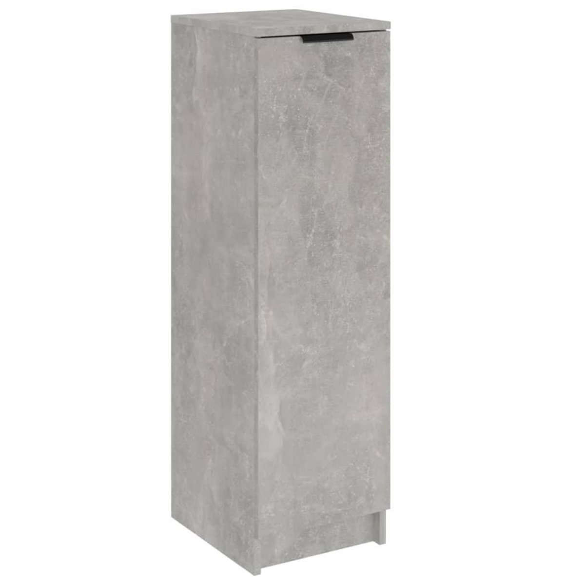 VIDAXL Armoire a chaussures Gris beton 30x35x100 cm Bois d'ingenierie