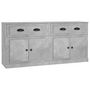 Voir la diapositive 2 : VIDAXL Buffets 2 pcs gris beton bois d'ingenierie