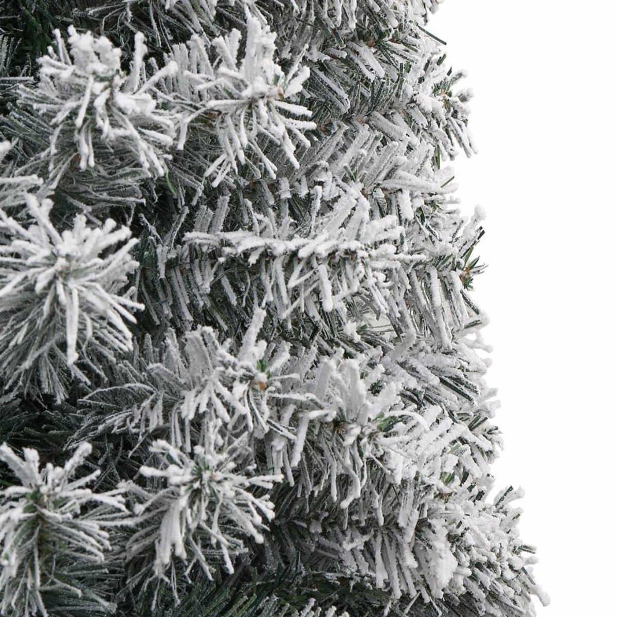 VIDAXL Sapin de Noël mince avec support et flocon de neige 270 cm PVC