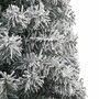 Voir la diapositive 4 : VIDAXL Sapin de Noël mince avec support et flocon de neige 270 cm PVC