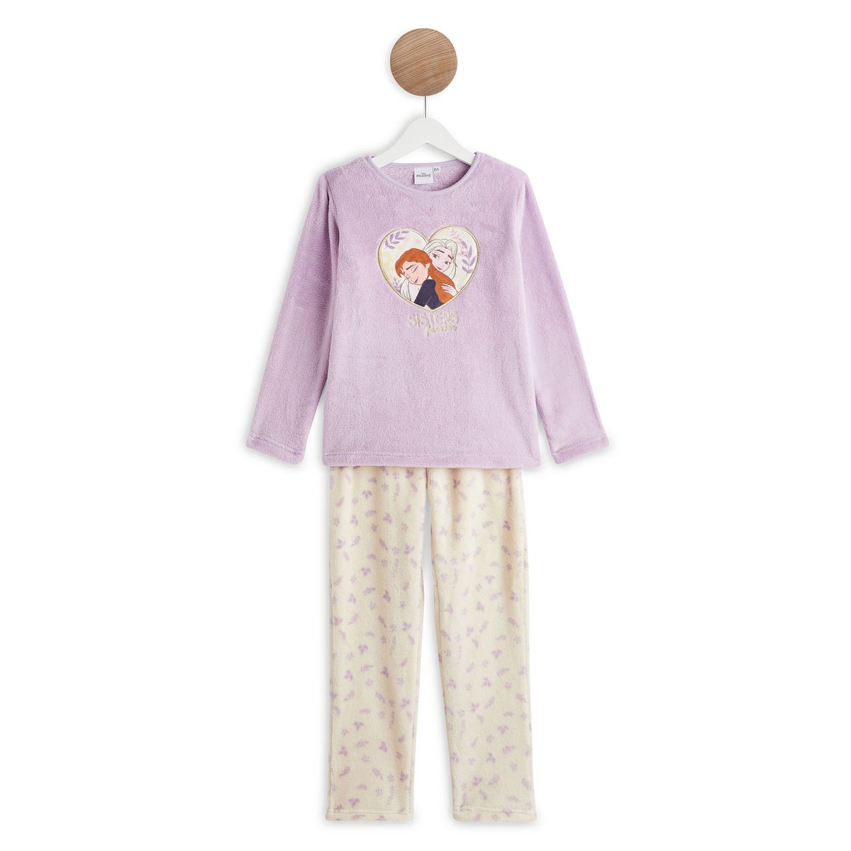 Reine des neiges Ensemble pyjama peluche fille