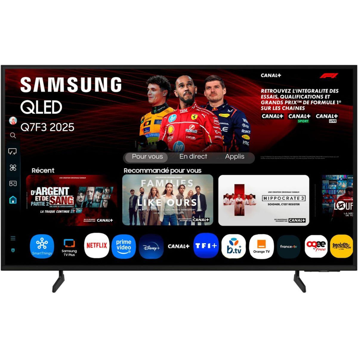 Samsung TV QLED TQ43Q7F3 4K AI SmartTV 2025