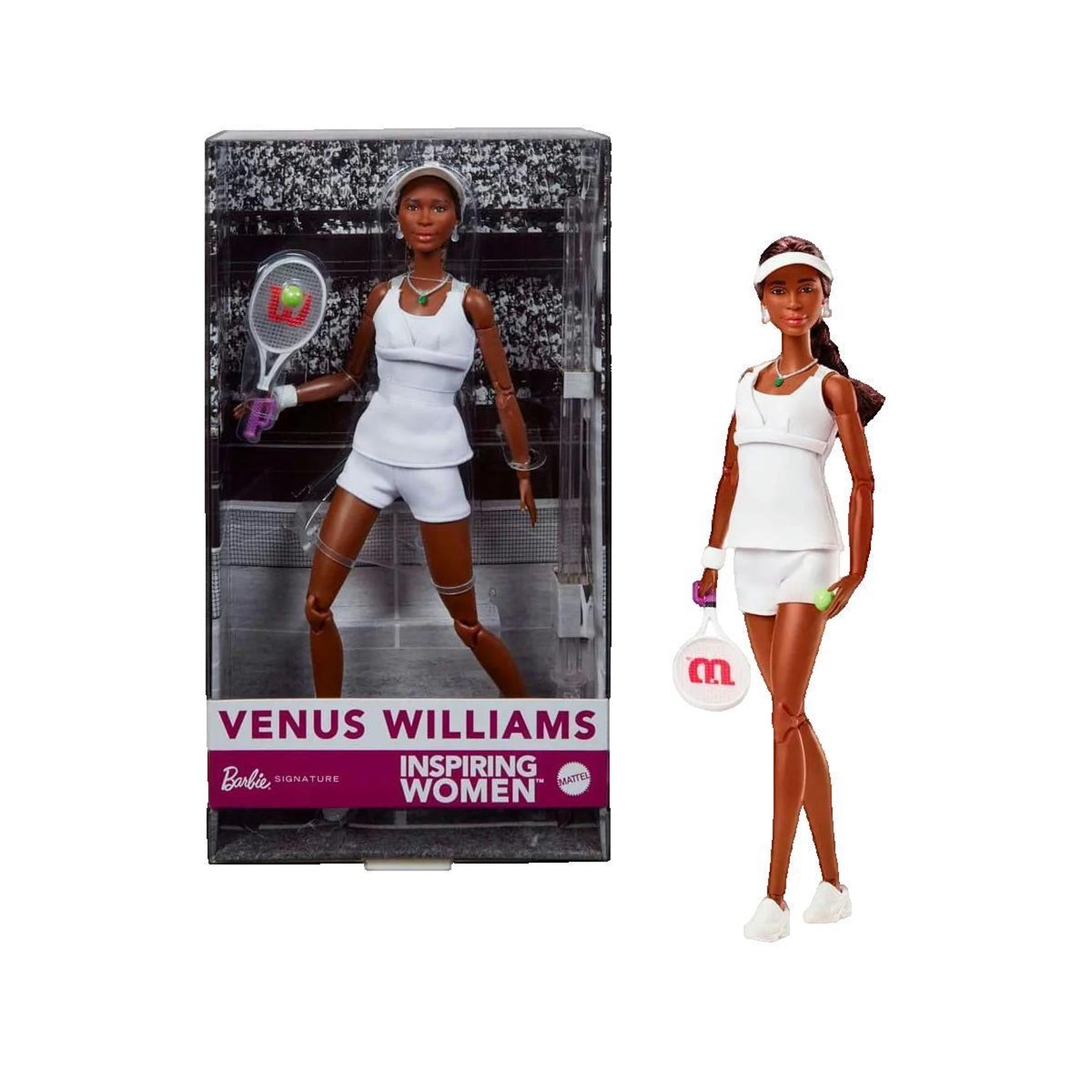Voir la diapositive 2 : BARBIE Poupée Barbie inspirée Venus Williams