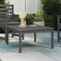 Voir la diapositive 1 : VIDAXL Table de jardin gris 82,5x82,5x45 cm bois massif de pin