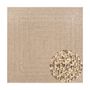 Voir la diapositive 2 : VIDAXL Tapis ZIZUR 200x200 cm aspect de jute interieur et exterieur