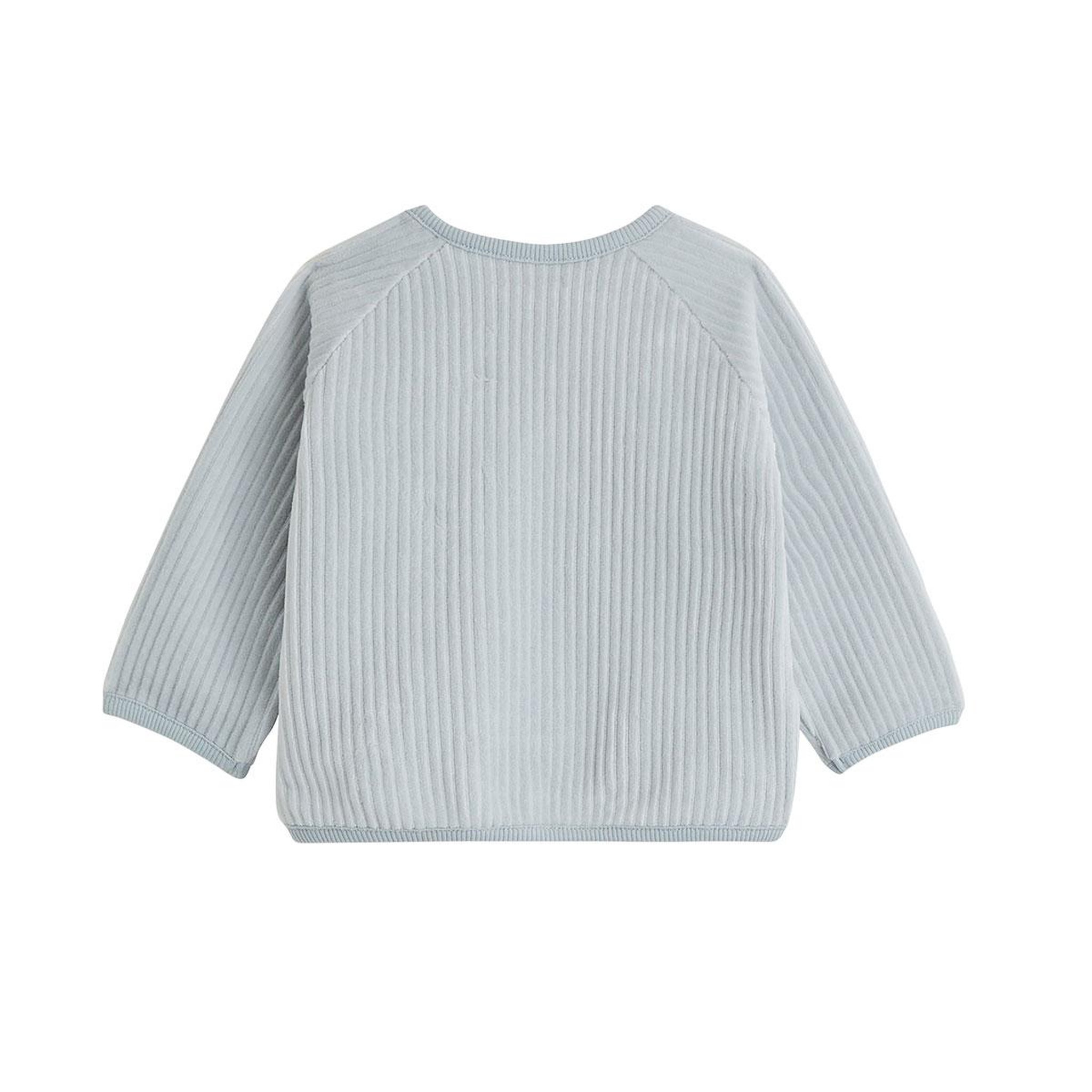 Voir la diapositive 2 : PETIT BEGUIN Ensemble sweat et pantalon bébé en velours voix lactée