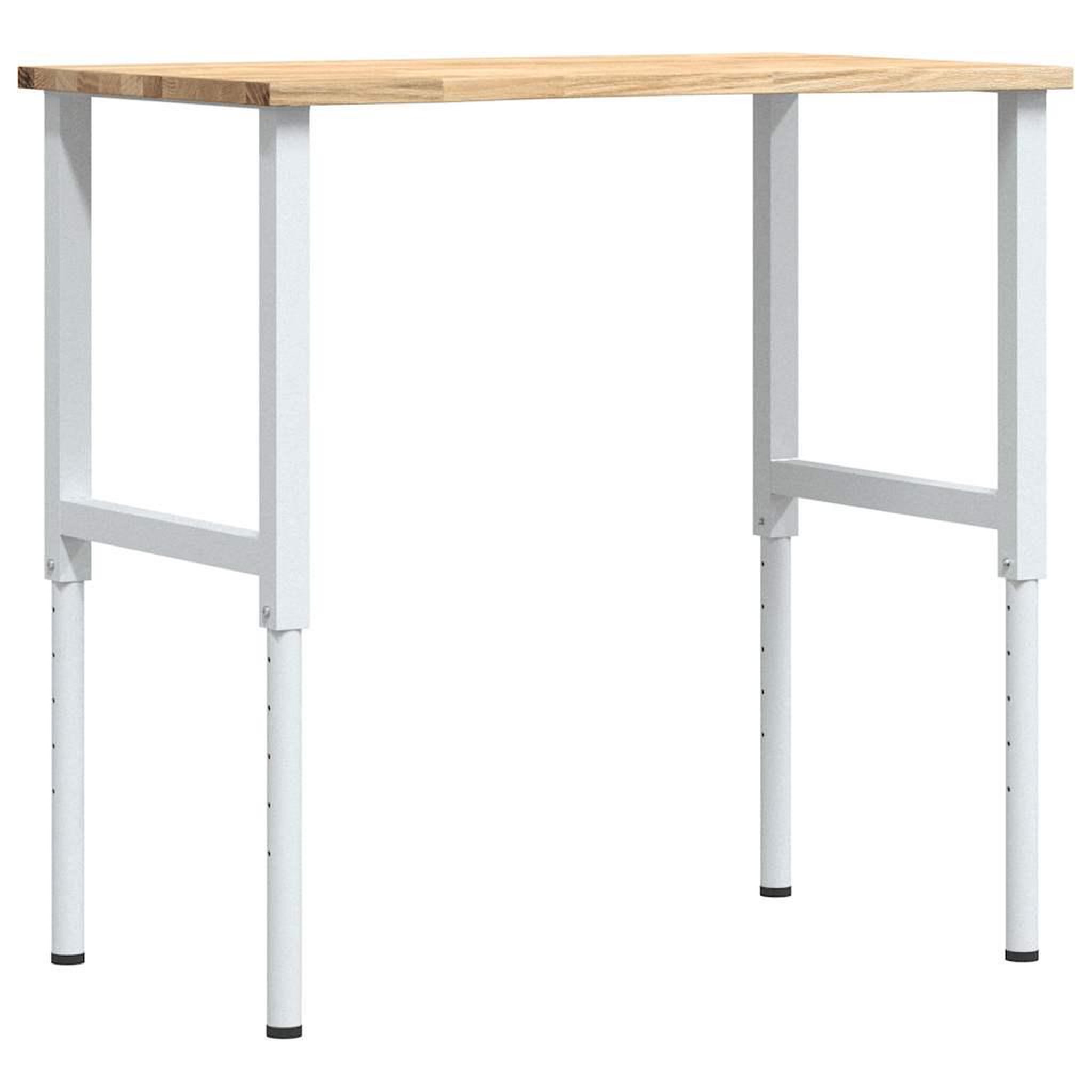 Voir la diapositive 2 : VIDAXL Etabli 100x60x(71,5-98) cm bois de chene massif