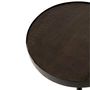 Voir la diapositive 3 : Paris Prix Table d'Appoint en Bois & Fer  Fien  50cm Naturel