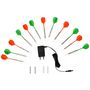 Voir la diapositive 5 : HOMCOM Cible jeu de fléchettes électronique 27 jeux jusqu'à 8 joueurs LED haut-parleur noir